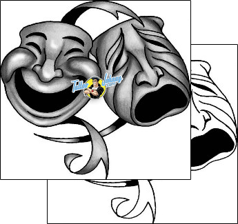Comedy Tragedy Mask Tattoo comedy-tragedy-mask-anibal-anf-01568