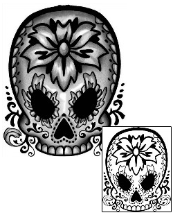 Day of the Dead Tattoo Ethnic tattoo | ANF-01619