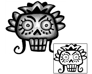 Day of the Dead Tattoo Ethnic tattoo | ANF-01633