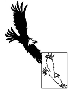 Eagle Tattoo For Women tattoo | ANF-01724