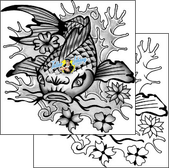 Fish Tattoo marine-life-fish-tattoos-anibal-anf-01853