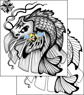 Fish Tattoo marine-life-fish-tattoos-anibal-anf-01871