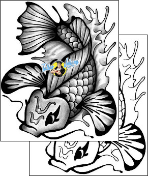 Fish Tattoo marine-life-fish-tattoos-anibal-anf-01884