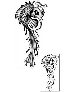 Koi Tattoo Marine Life tattoo | ANF-01888