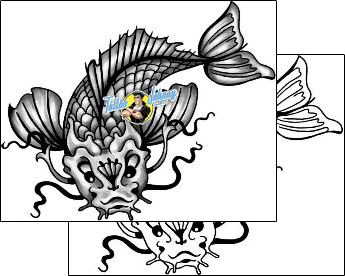Fish Tattoo marine-life-fish-tattoos-anibal-anf-01891