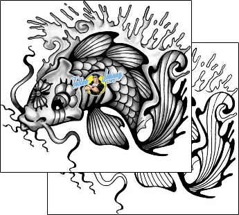 Fish Tattoo marine-life-fish-tattoos-anibal-anf-01894