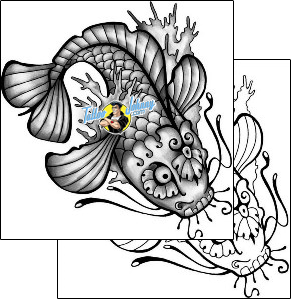 Fish Tattoo marine-life-fish-tattoos-anibal-anf-01895