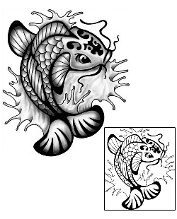 Fish Tattoo Marine Life tattoo | ANF-01914