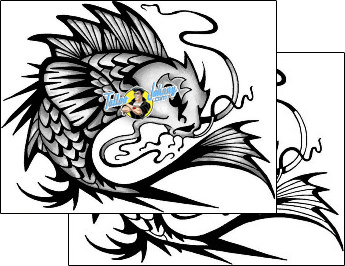 Fish Tattoo marine-life-fish-tattoos-anibal-anf-01923