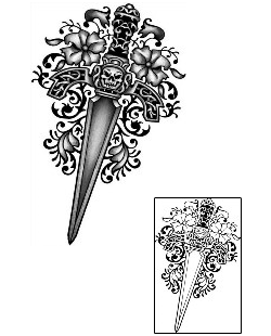 Dagger Tattoo Horror tattoo | ANF-01945