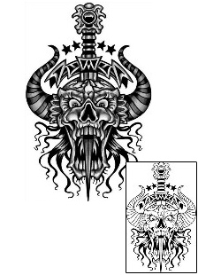 Dagger Tattoo Horror tattoo | ANF-01948