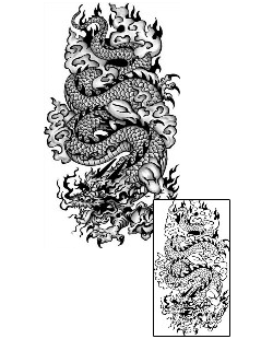 Dragon Tattoo Mythology tattoo | ANF-02012