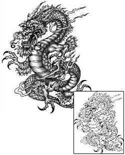 Dragon Tattoo Mythology tattoo | ANF-02016