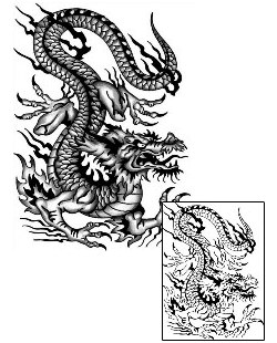 Asian Tattoo Mythology tattoo | ANF-02024