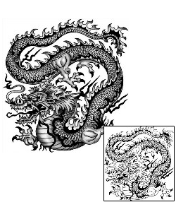 Dragon Tattoo Mythology tattoo | ANF-02026