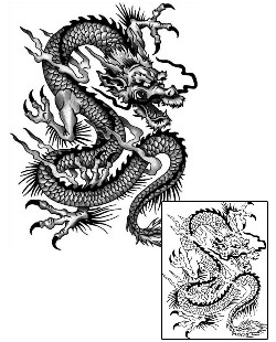Asian Tattoo Mythology tattoo | ANF-02031