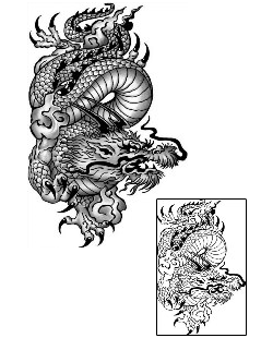 Asian Tattoo Mythology tattoo | ANF-02035