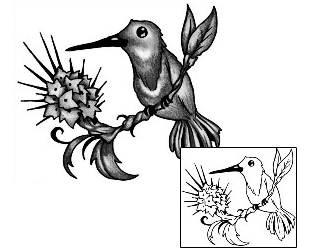 Hummingbird Tattoo Animal tattoo | ANF-02080