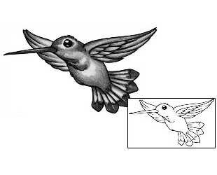 Hummingbird Tattoo Animal tattoo | ANF-02100