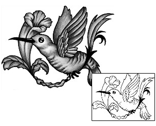 Hummingbird Tattoo Animal tattoo | ANF-02101