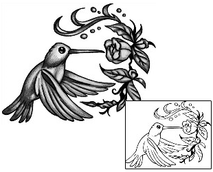 Hummingbird Tattoo Animal tattoo | ANF-02102