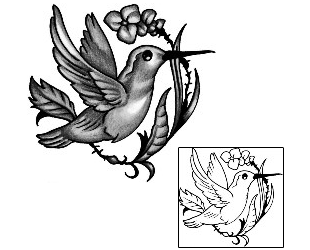 Hummingbird Tattoo Animal tattoo | ANF-02109