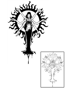 Devil - Demon Tattoo Religious & Spiritual tattoo | APF-00003