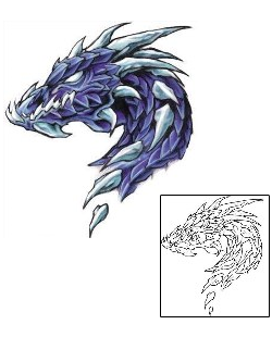 Dragon Tattoo Horror tattoo | APF-00013