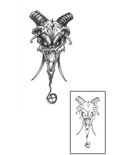 Skull Tattoo Horror tattoo | APF-00022