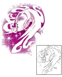 Woman Tattoo Mythology tattoo | APF-00039