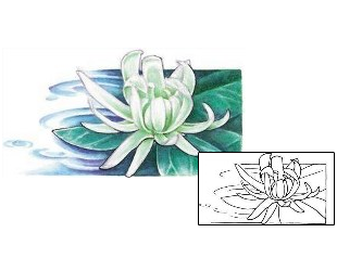Lily Tattoo Plant Life tattoo | APF-00040