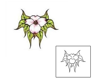 Flower Tattoo Plant Life tattoo | APF-00048