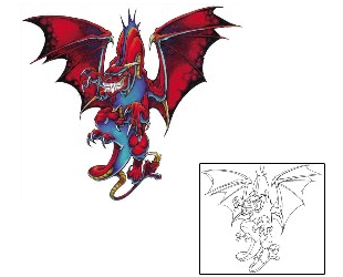 Dragon Tattoo Mythology tattoo | APF-00113
