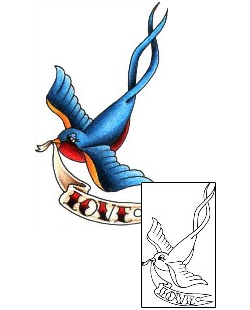 Bird Tattoo Miscellaneous tattoo | AQF-00013