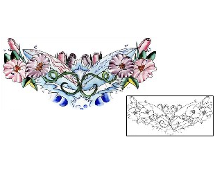 Flower Tattoo Plant Life tattoo | ARF-00014
