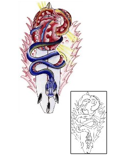 Heart Tattoo Reptiles & Amphibians tattoo | ARF-00062