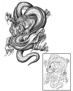 Dragon Tattoo Mythology tattoo | ASF-00011