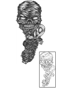Skull Tattoo Miscellaneous tattoo | ATF-00017