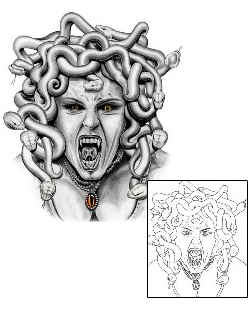 Medusa Tattoo Horror tattoo | AUF-00036