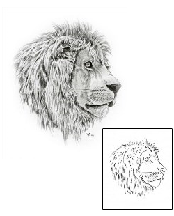 Lion Tattoo Animal tattoo | AUF-00063
