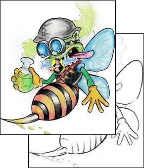 Bee Tattoo insects-bee-tattoos-diaconu-alexandru-axf-00054