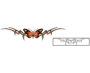 Butterfly Tattoo Specific Body Parts tattoo | AXF-00061