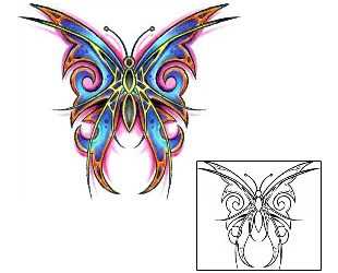 Butterfly Tattoo For Women tattoo | AXF-00062