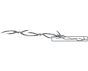 Barbed Wire Tattoo Specific Body Parts tattoo | AXF-00070