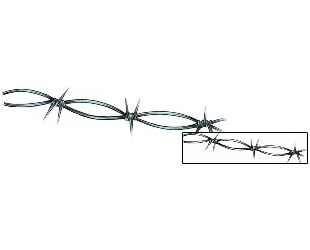 Barbed Wire Tattoo Specific Body Parts tattoo | AXF-00072
