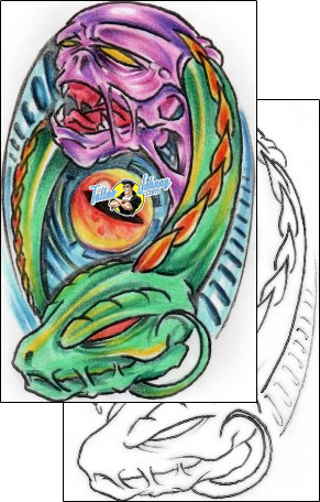 Devil - Demon Tattoo reptiles-and-amphibians-snake-tattoos-diaconu-alexandru-axf-00098