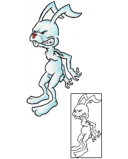 Rabbit Tattoo Animal tattoo | AXF-00134