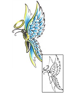 Feather Tattoo Religious & Spiritual tattoo | AXF-00165