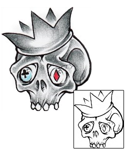 Crown Tattoo Horror tattoo | AXF-00175