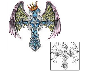 Cross Tattoo Religious & Spiritual tattoo | AXF-00216